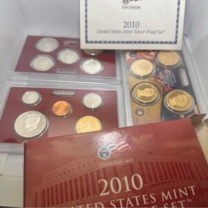 2010 U.S. Mint Silver Proof Set Complete 14 Coin OGP COA 90% Silver